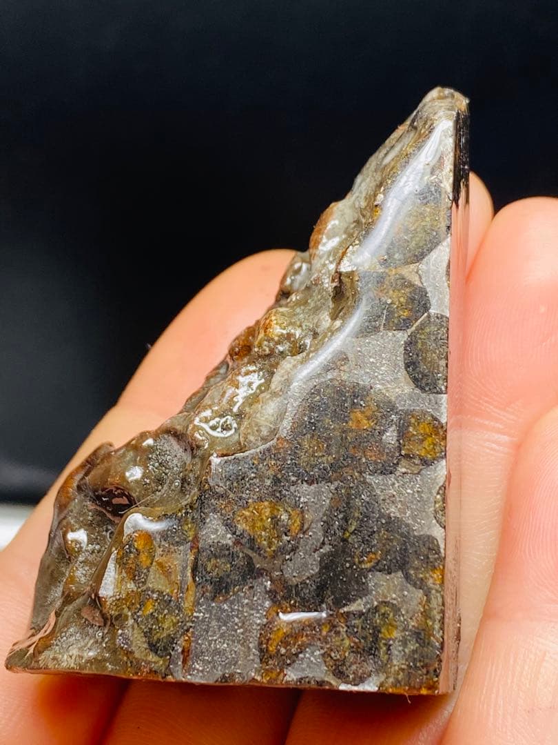 パラサイト隕石 102g 隕石　石鉄隕石　メテオライト セリコ隕石