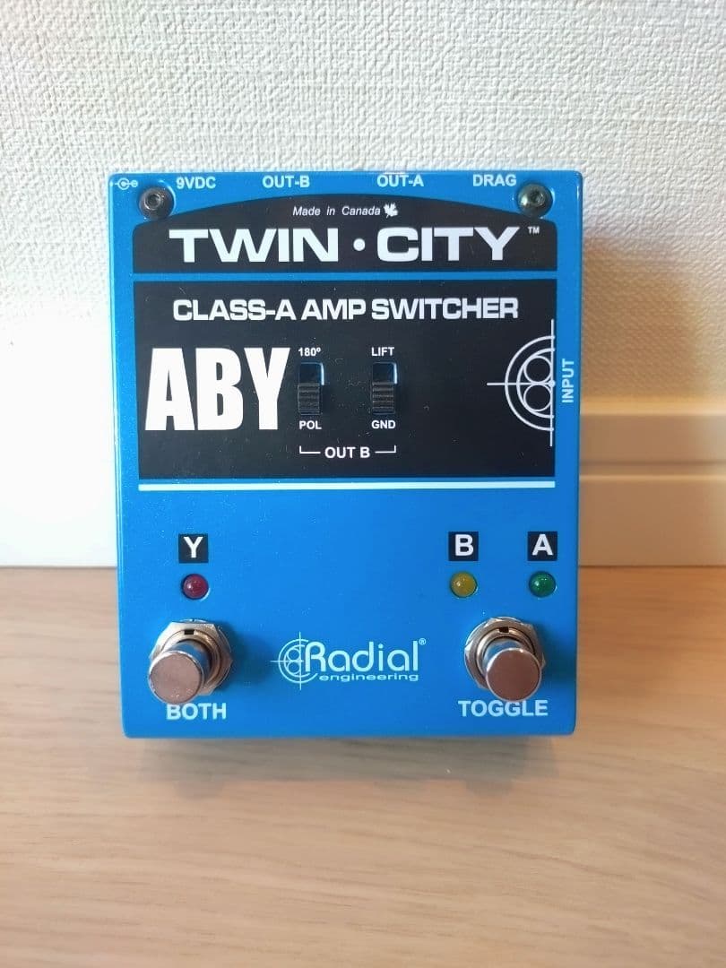 Radial TWIN CITY ABスイッチャー/スプリッター/バッファ