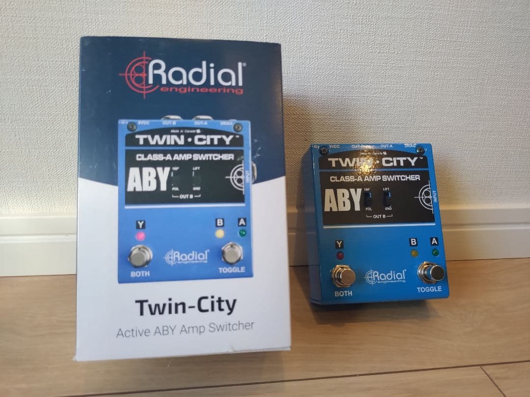 Radial TWIN CITY ABスイッチャー/スプリッター/バッファ