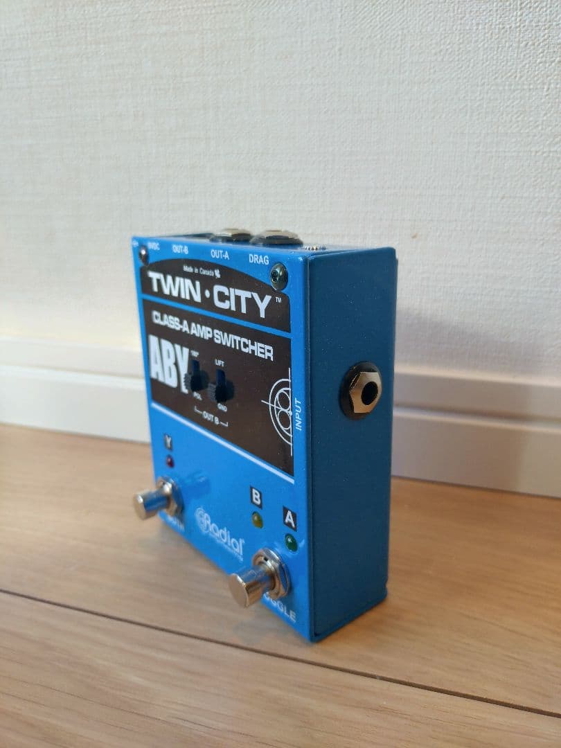 Radial TWIN CITY ABスイッチャー/スプリッター/バッファ