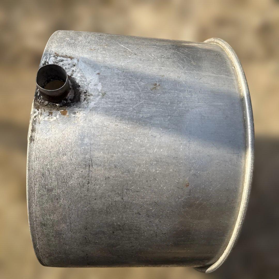 ステンレス製 寸胴丸型大型鍋 排水穴付き（業務用調理、染色等）【たの