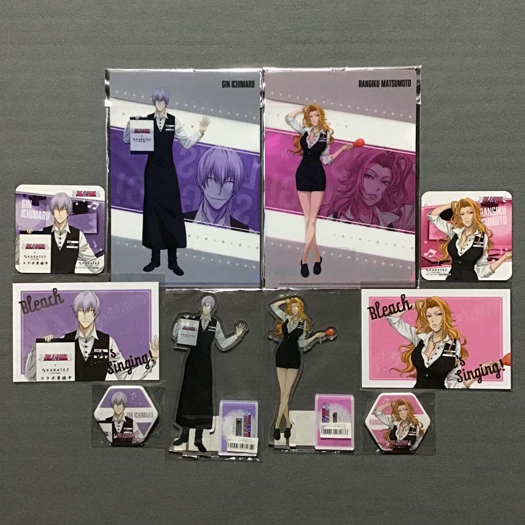 BLEACH 市丸ギン 松本乱菊 カラ鉄 グッズセット - メルカリ