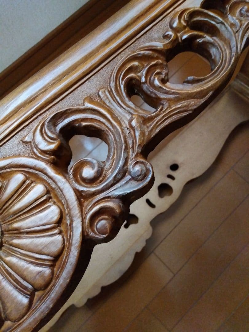 イタリア大理石猫脚テーブル