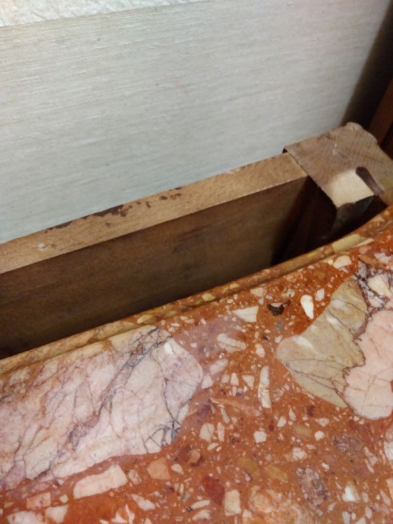 イタリア大理石猫脚テーブル