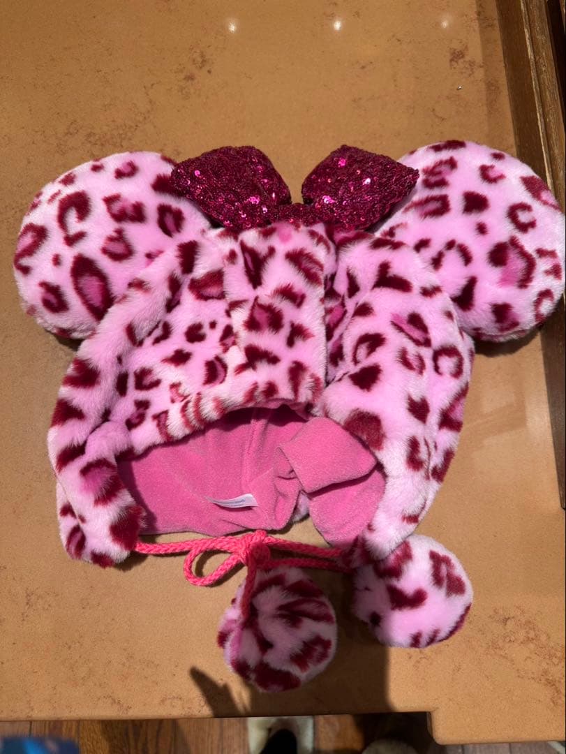 ピンク レオパード ファンキャップ ディズニー ヒョウ柄 - メルカリ