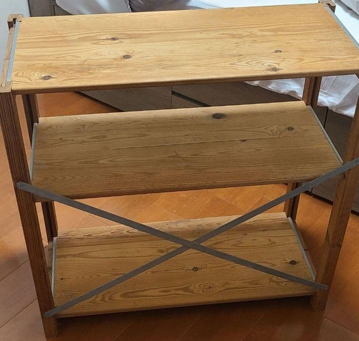 にっく　無印良品 パイン材ユニットシェルフ 86cm幅