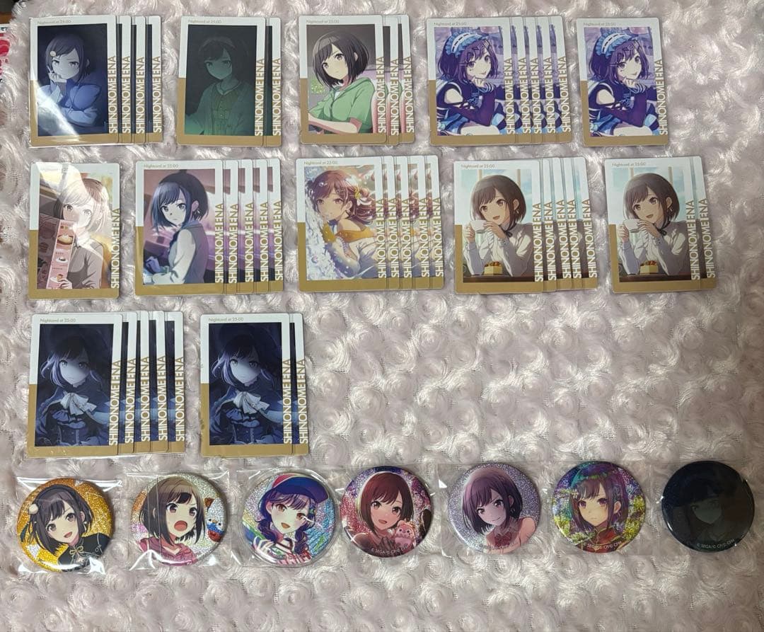 プロセカ エピカ 箔押し 缶バッジ 東雲絵名