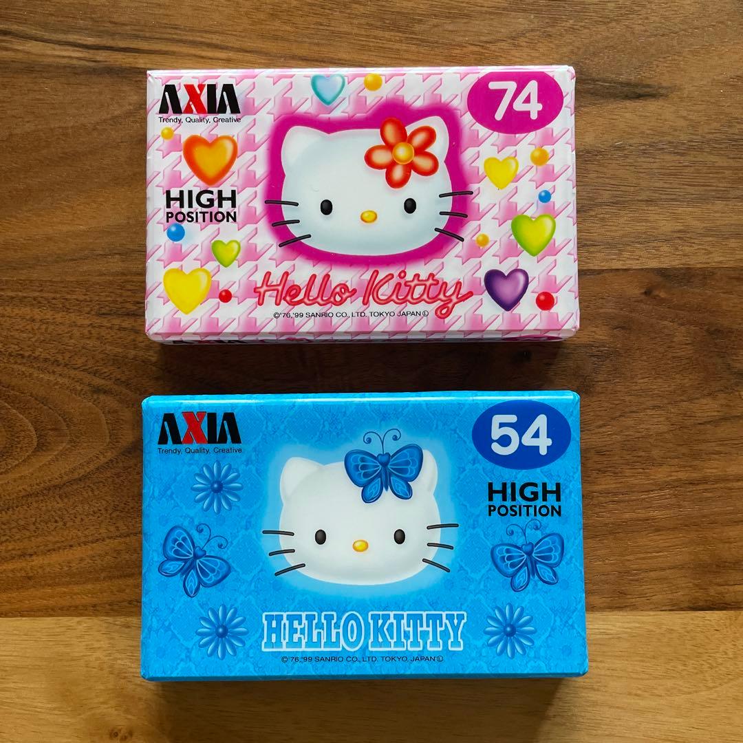 サンリオ ハローキティ カセットテープ 74分 54分 ハイポジ AXIA