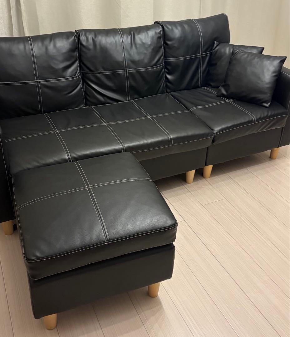 【トイ】3人掛けカウチソファ