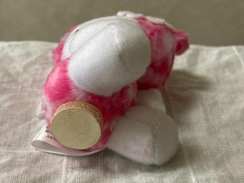 希少！美品】 ハローキティ ピンク ヒョウ柄 ミニマスコット セイワ