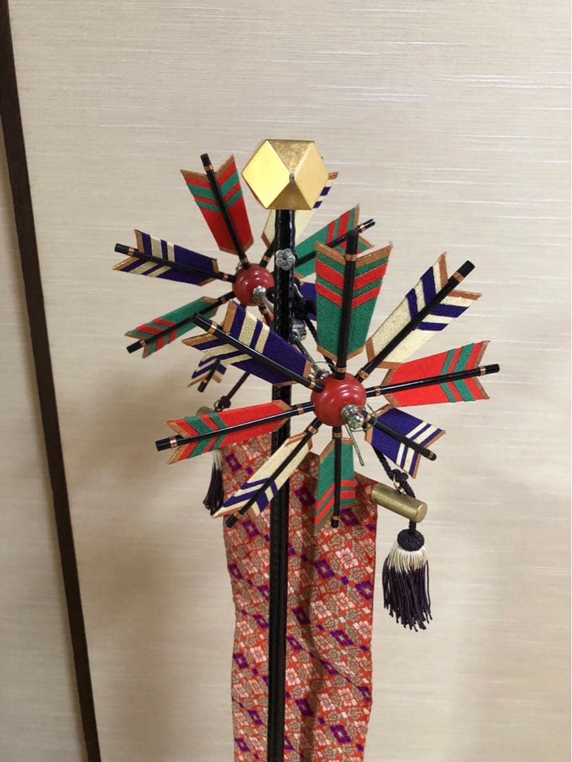 五月人形　端午の節句　鯉のぼり　矢車付のぼり旗