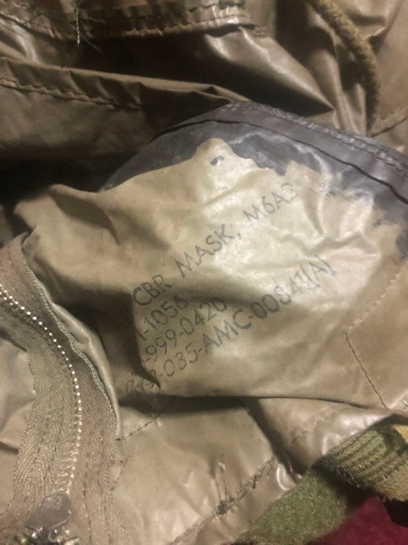 米軍　ガスマスク　実物　本物　ヴィンテージ