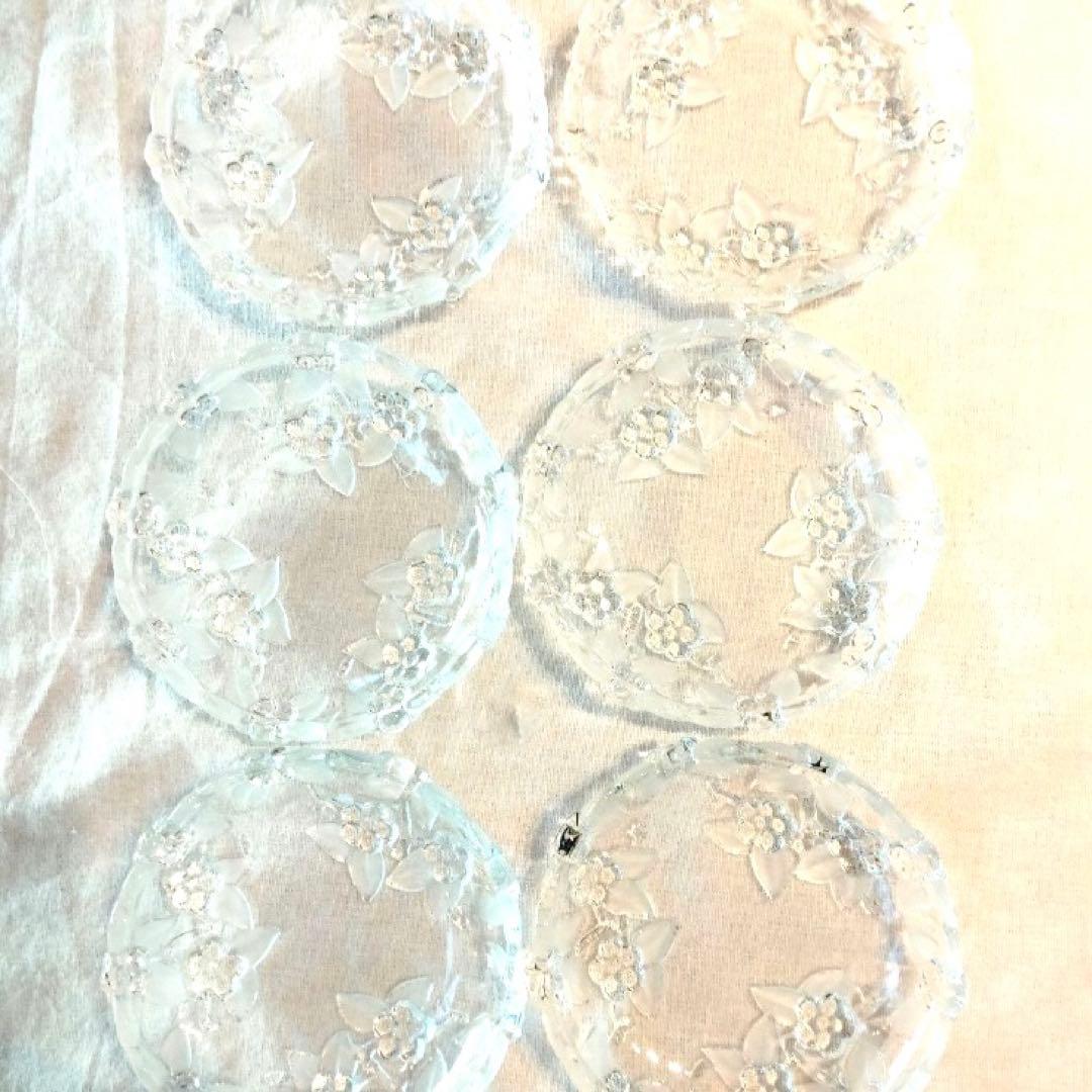 【極美品】ドイツ製 クリスタルガラス ボウル＆プレート 6客セット