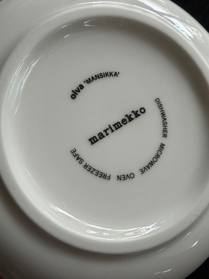 マリメッコ　マンシッカ　ラテマグ・ボウル500ml セット　箱無し