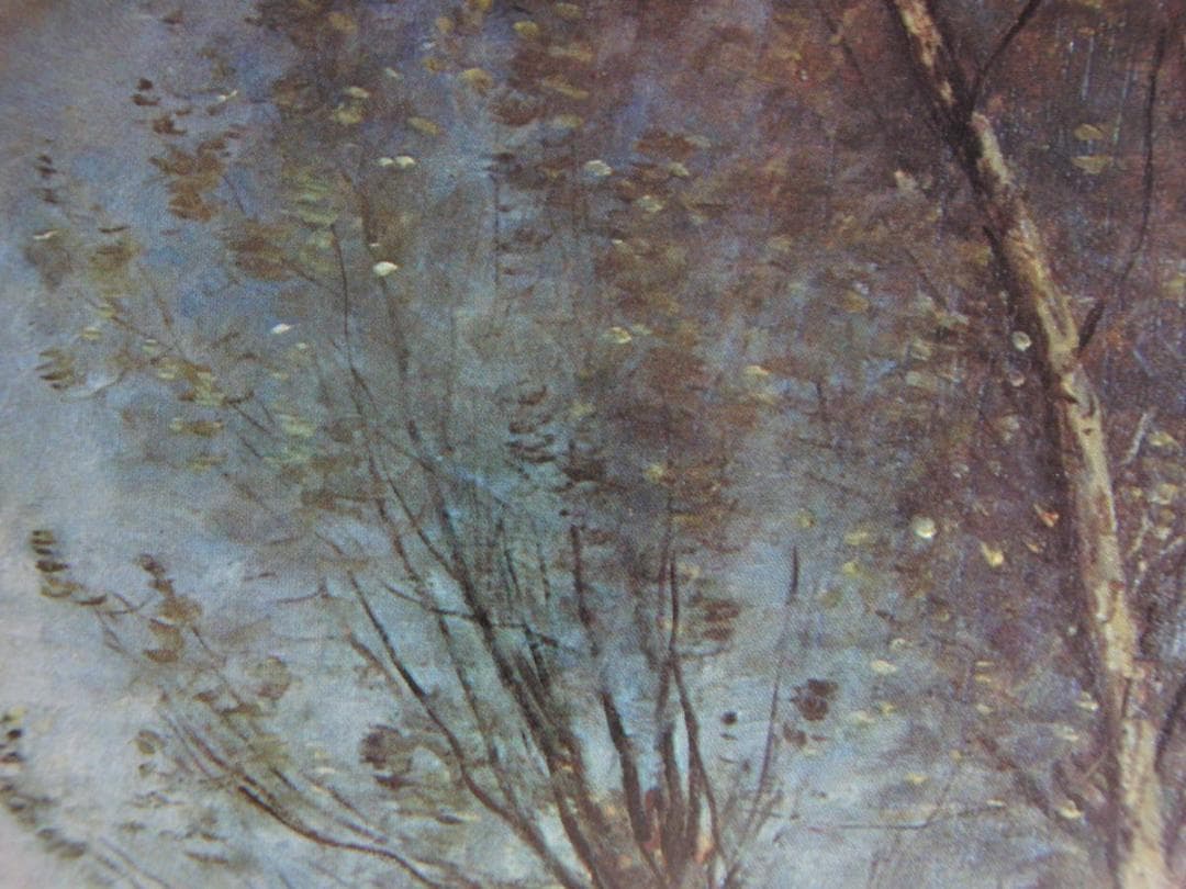 ジャン＝バティスト・カミーユ・コロー、【マント大聖堂】、希少な額装用画集より