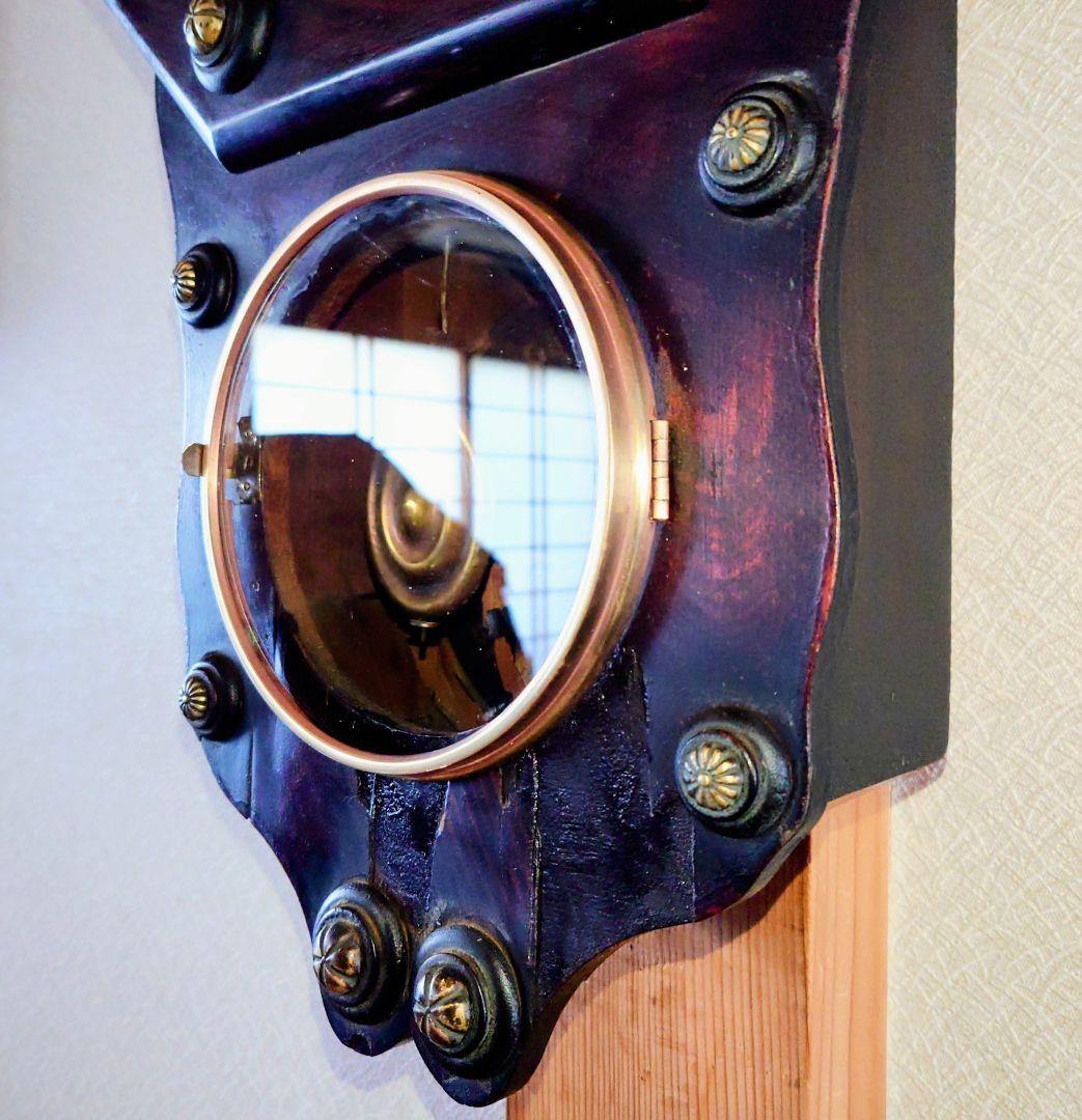 〈完動・美品〉イングラハム　ローズウッド和藤内八角ゼンマイ振り子時計　古時計