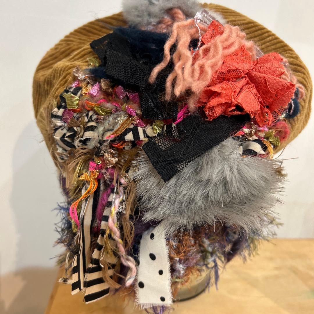 マリンコマリンゴ　ベレー帽&ブレスレットセット個性ファッション