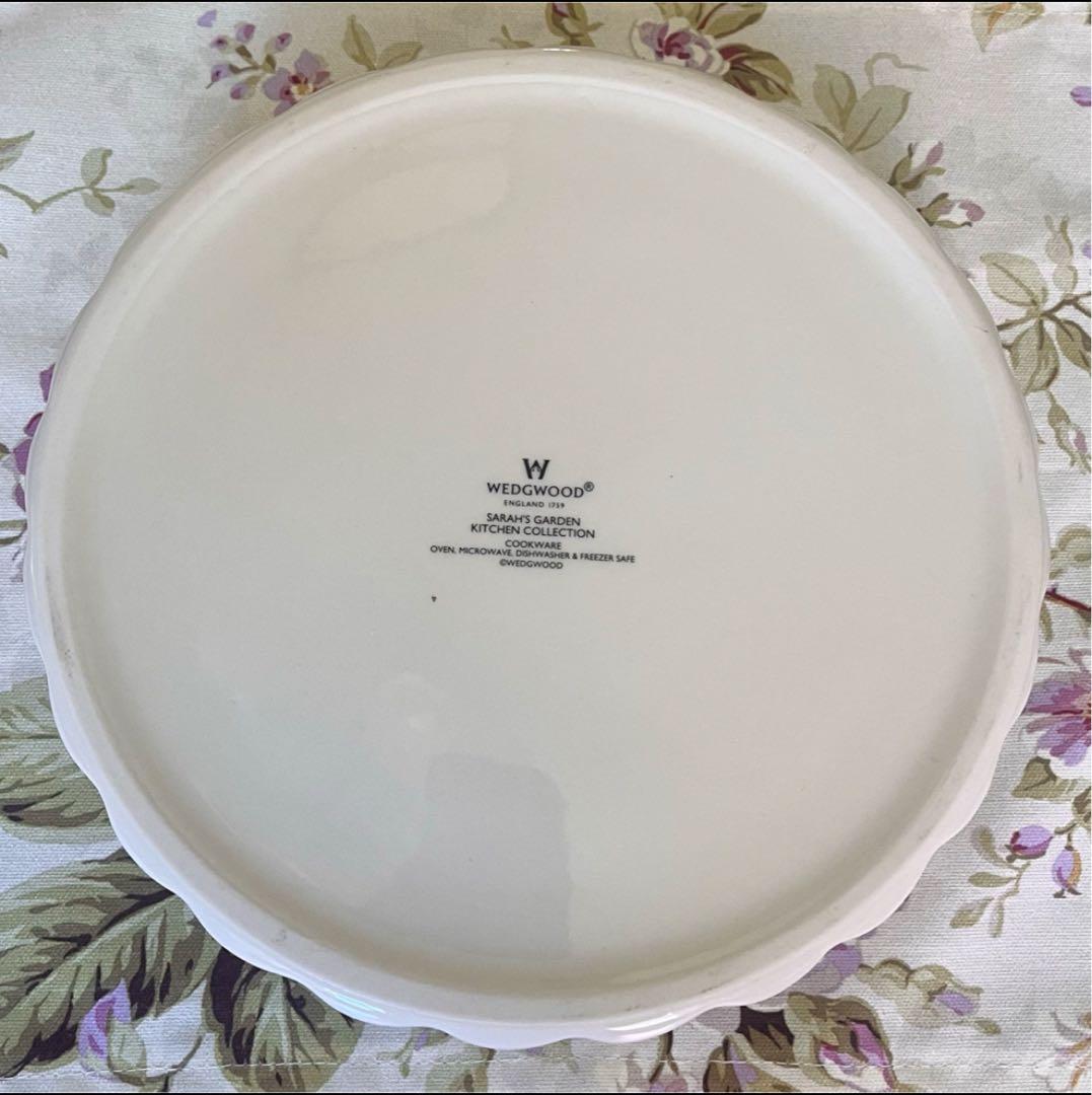 レア美品】ウェッジウッド サラズガーデン☆カモミール☆大きなパイ皿