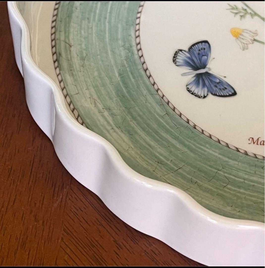 レア美品】ウェッジウッド サラズガーデン☆カモミール☆大きなパイ皿