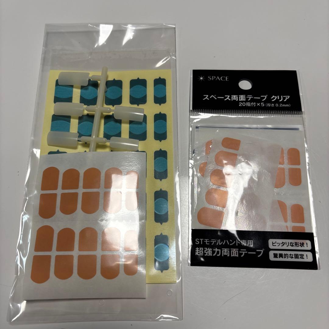 ネイリスト技能検定試験用 JNEC認定モデルハンド/チップセット/検定用シール