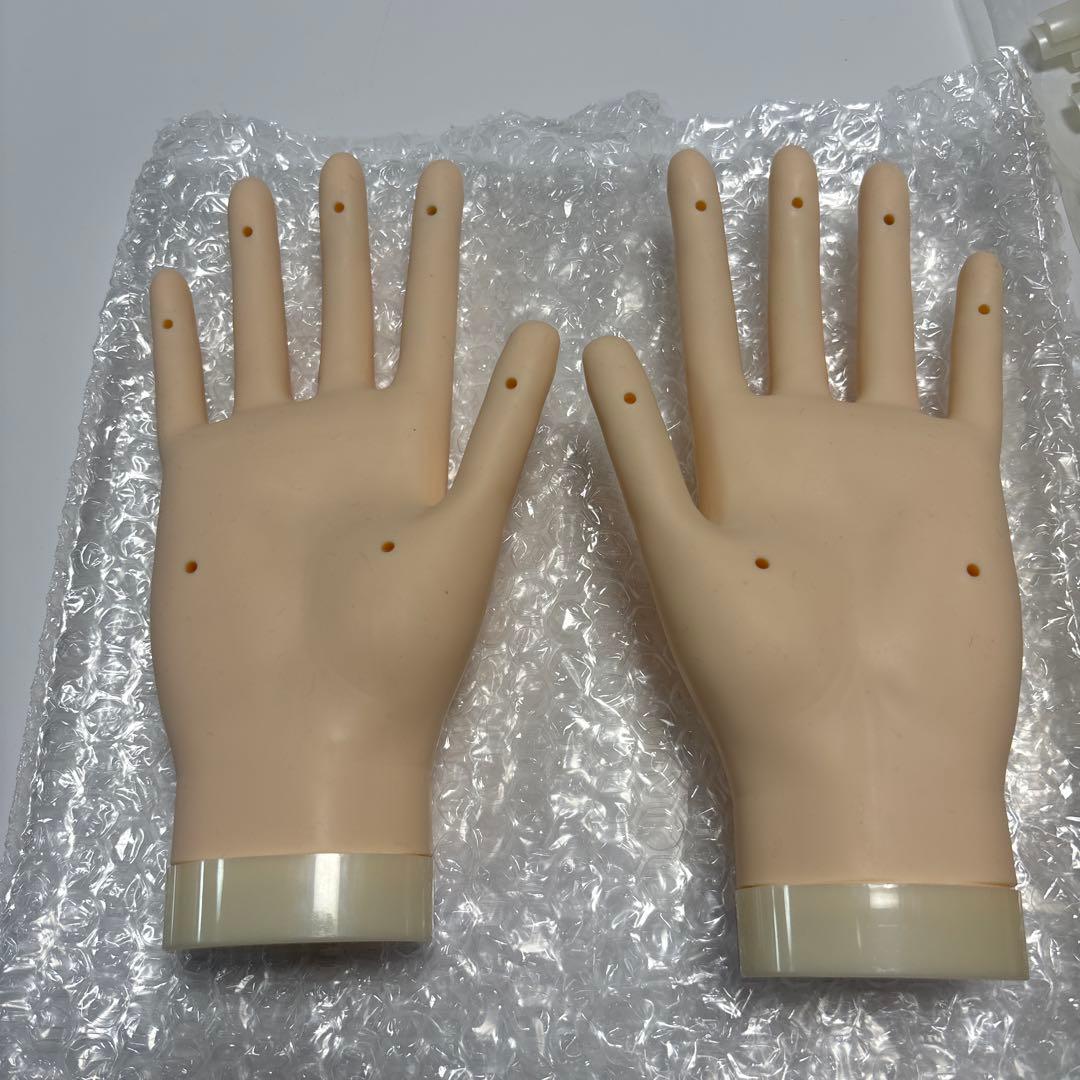 ネイリスト技能検定試験用 JNEC認定モデルハンド/チップセット/検定用シール