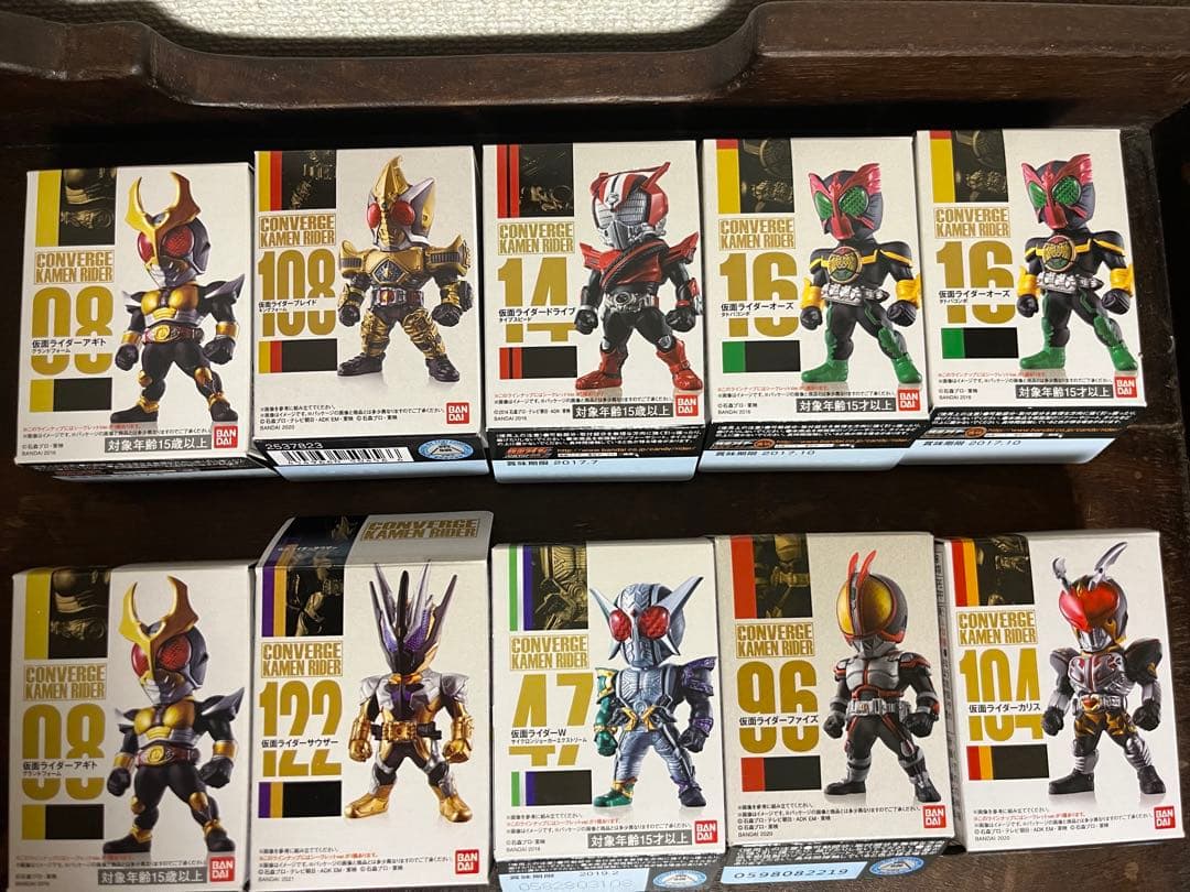 仮面ライダー コンバージ 82個セット