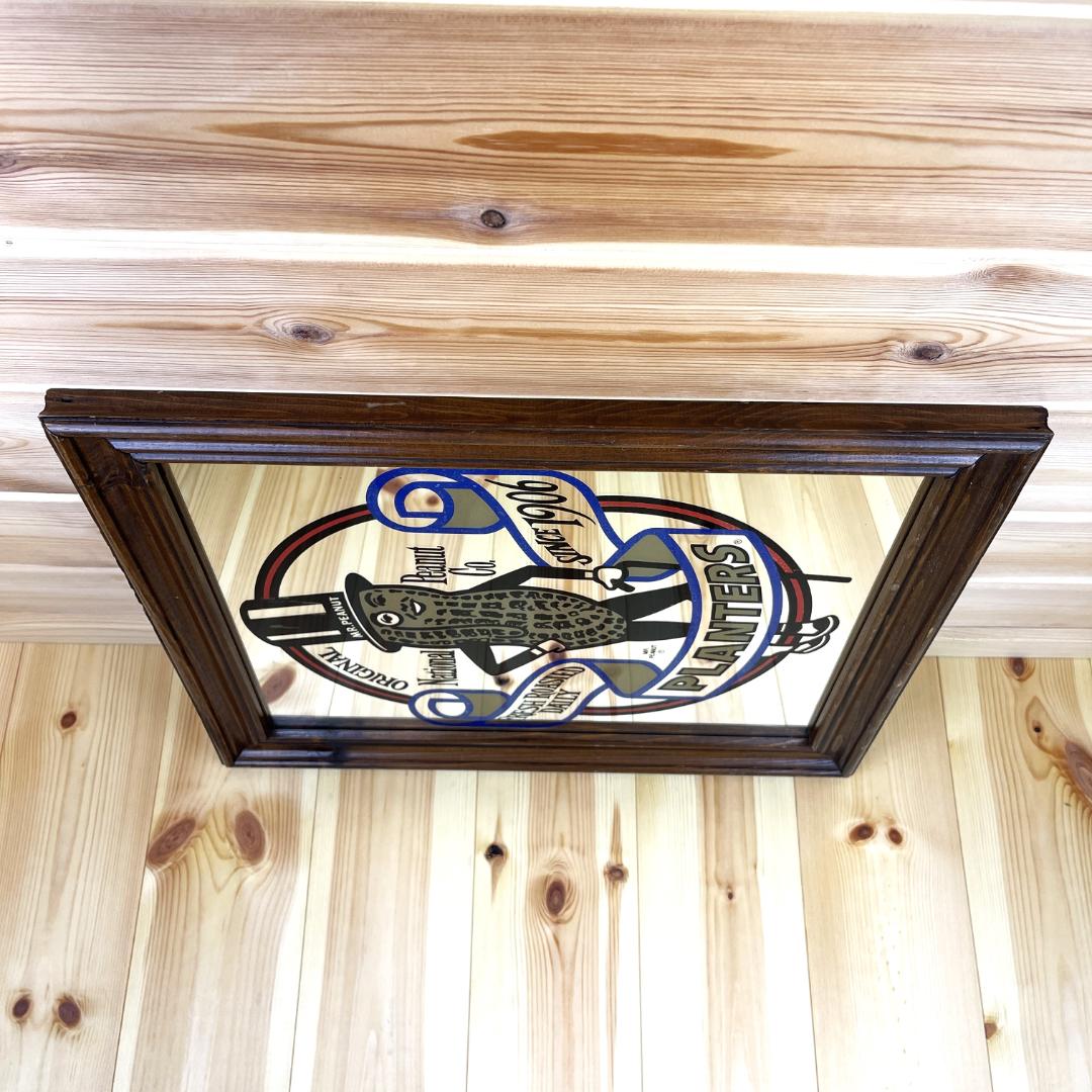 1980’s MR PEANUT ミスターピーナッツ ビンテージ ミラー 鏡 壁