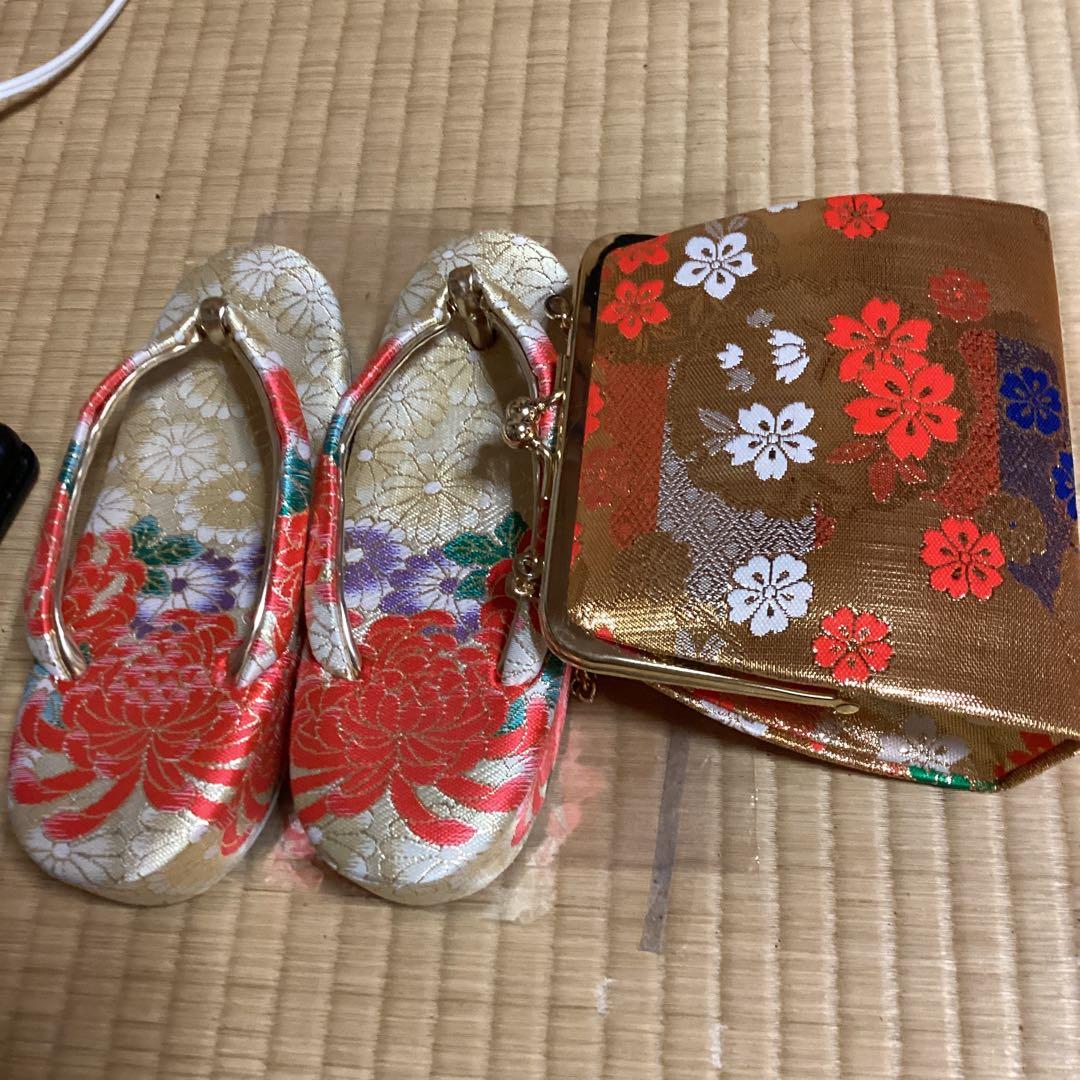 七五三　七歳フルセット　帯幅19センチ　草履21センチ