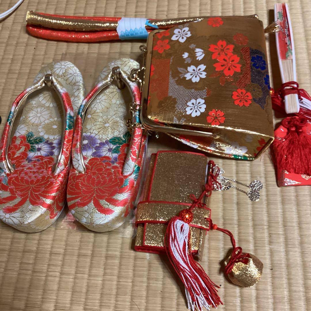 七五三　七歳フルセット　帯幅19センチ　草履21センチ