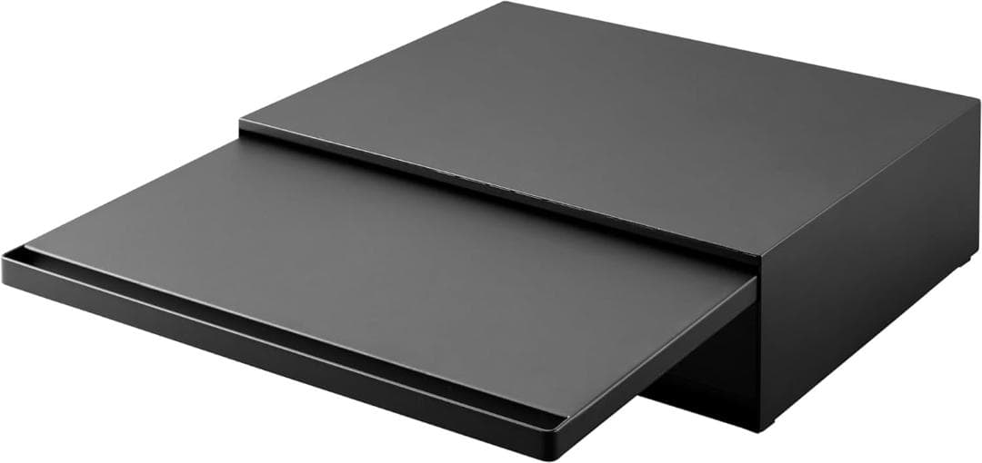 tower キッチン家電下引き出し&スライドテーブル 幅45cm 山崎実業 黒