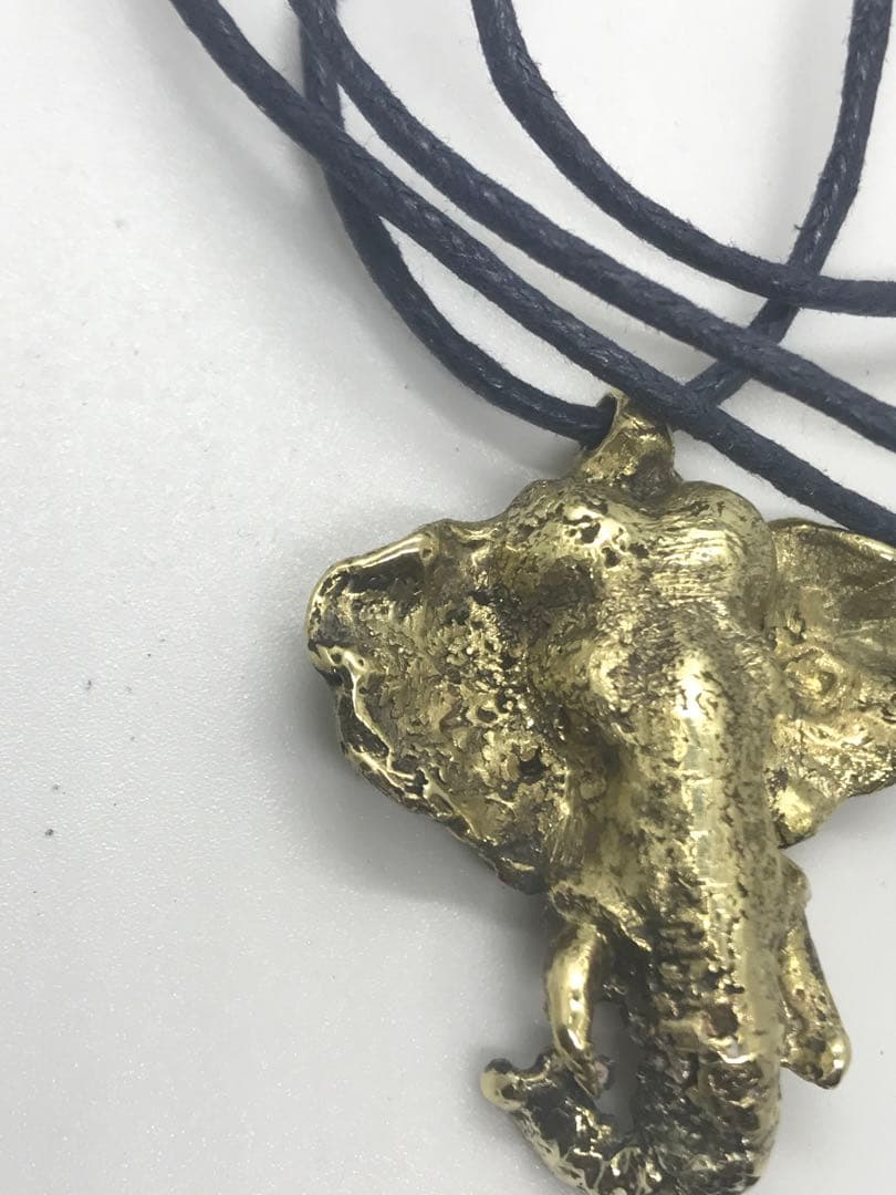 【自作】デザインネックレス 象【現品限り】
