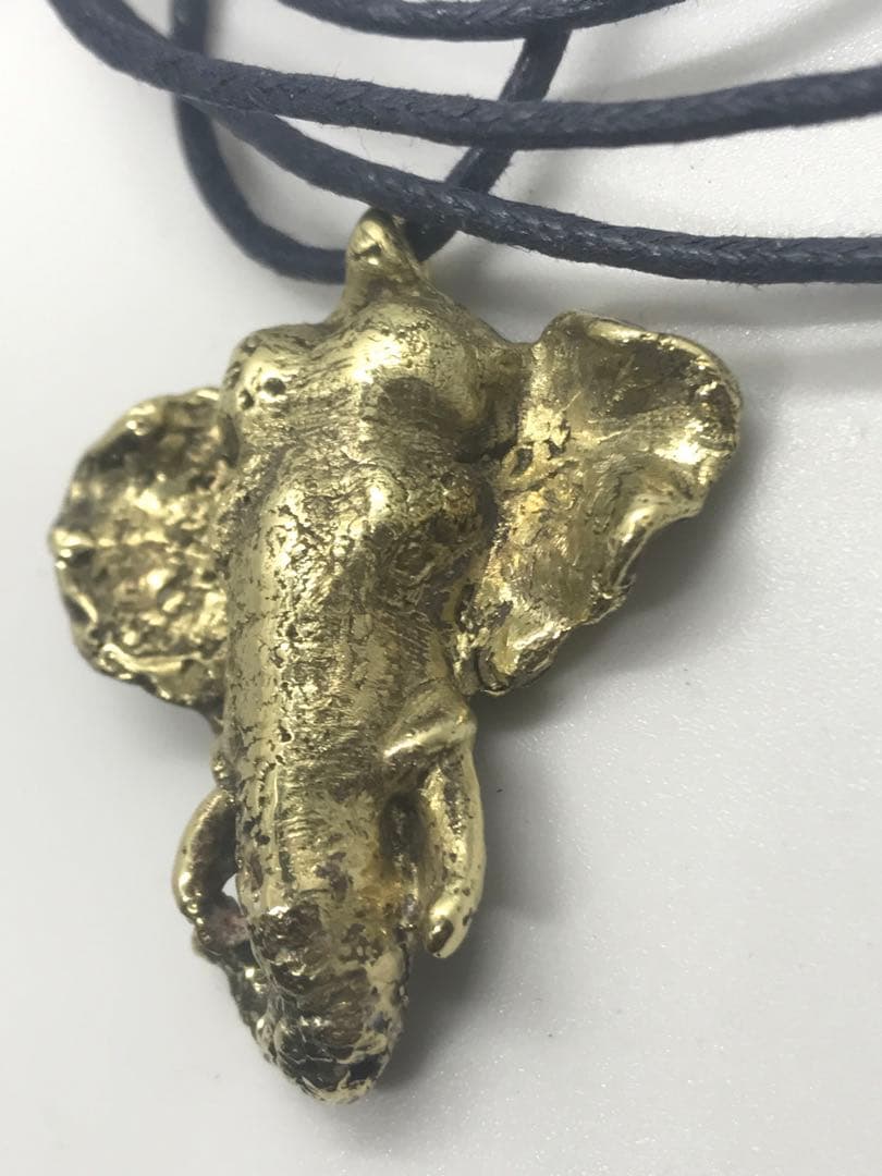 【自作】デザインネックレス 象【現品限り】