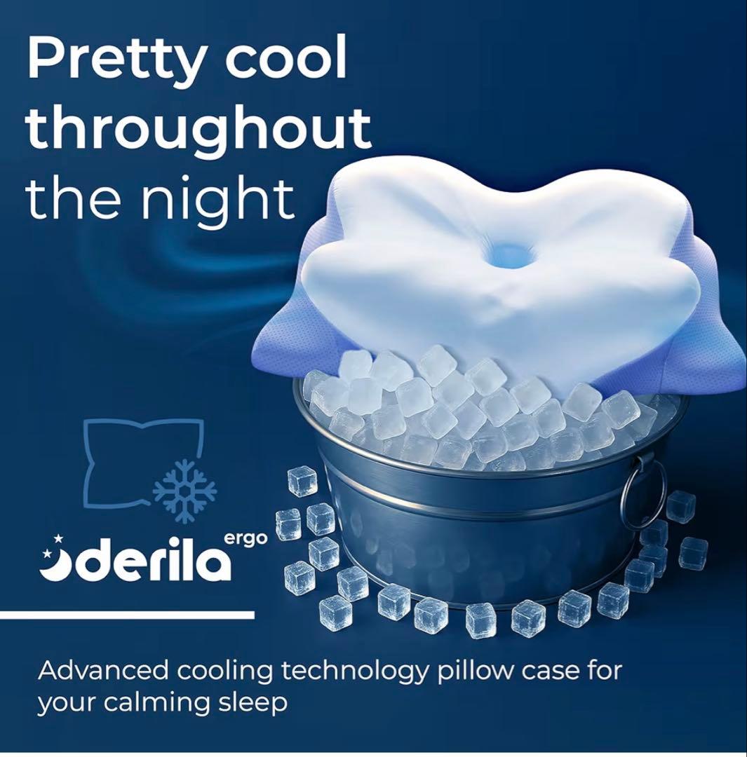 デリラエルゴ　Derila Ergo頚椎ネックピロー 輪郭形状記憶 横向き寝枕②