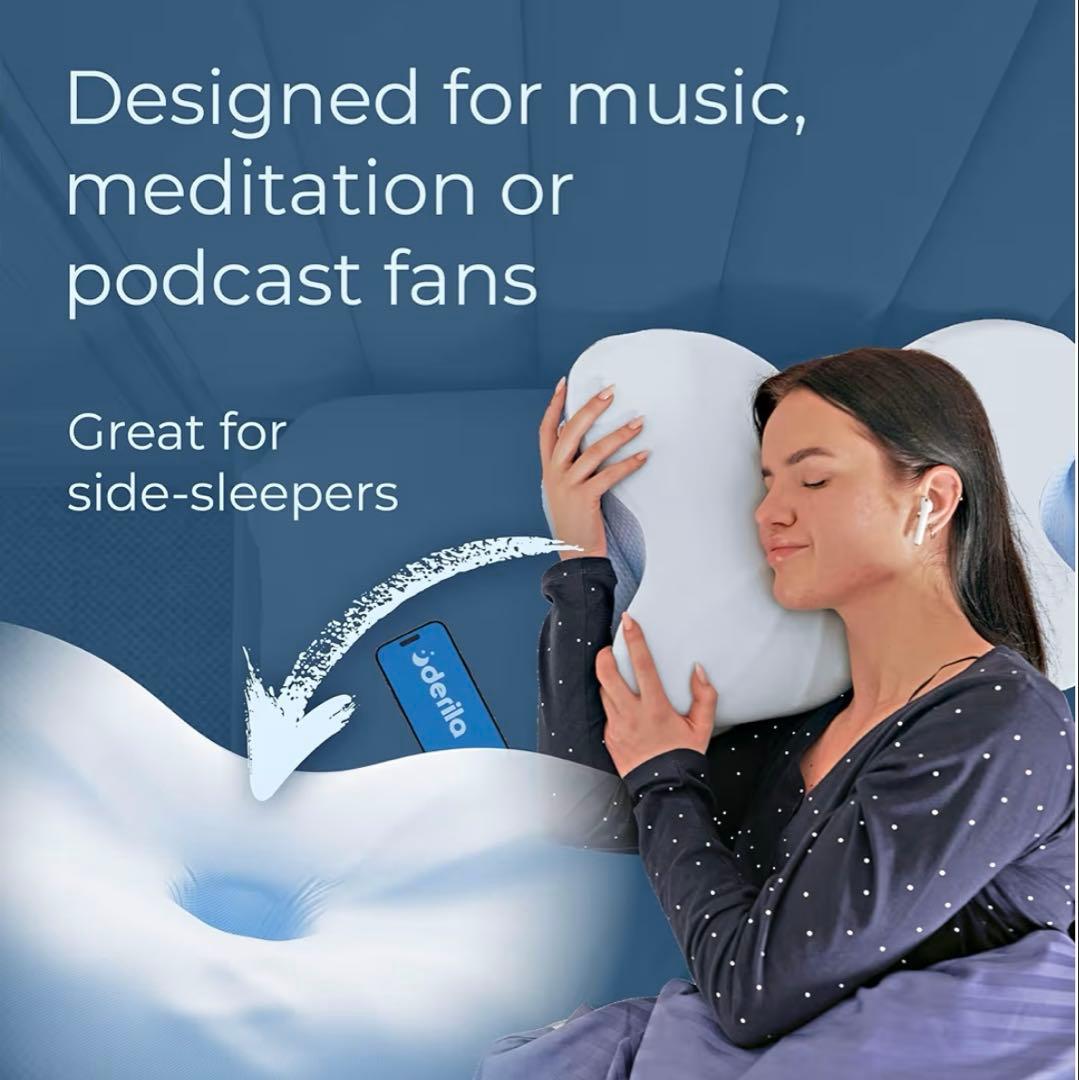 デリラエルゴ　Derila Ergo頚椎ネックピロー 輪郭形状記憶 横向き寝枕②