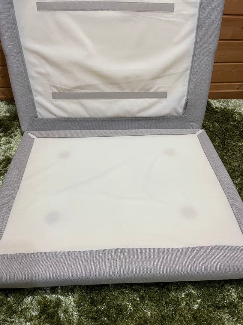 美品　無印良品 MUJI 良品計画 オットマン クッシカバー　脚付き