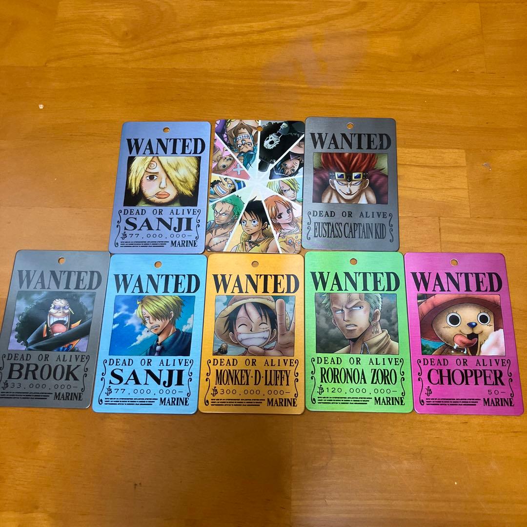 ONE PIECE ワンピース メタル手配書 Colorful(カラフル)8枚 - メルカリ