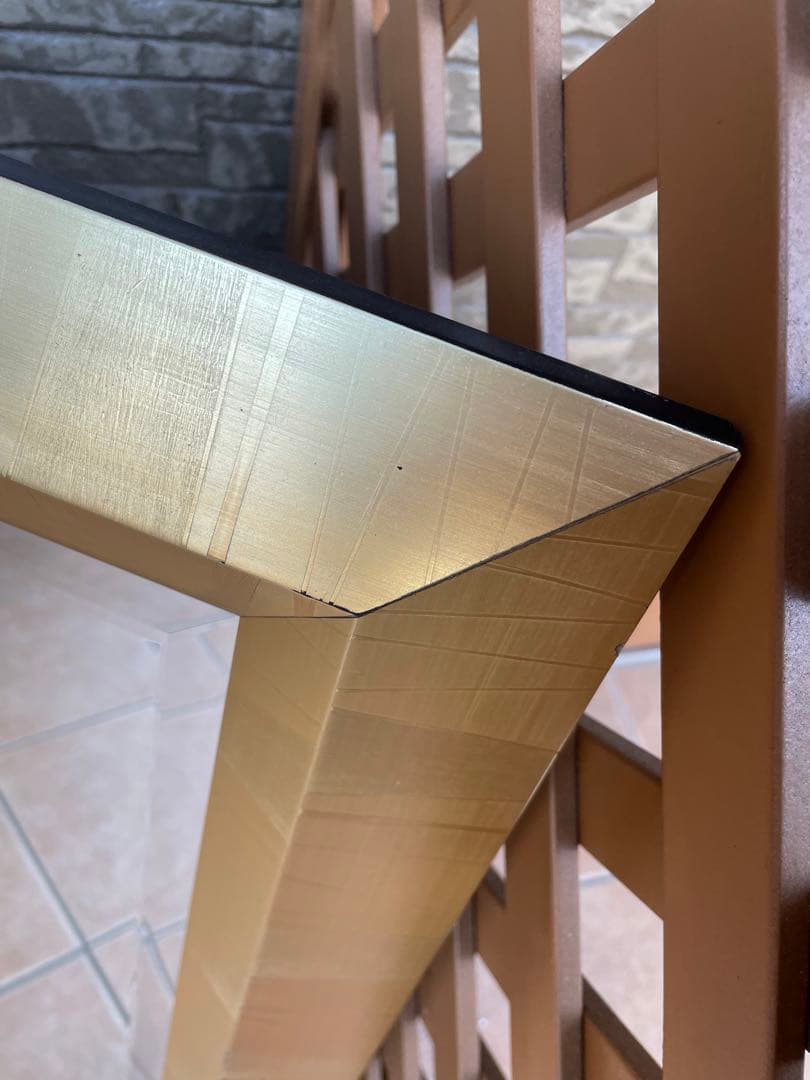 イタリア製 おしゃれ ミラー 壁掛け鏡 ウォールミラー　壁掛け　高級　ゴールド