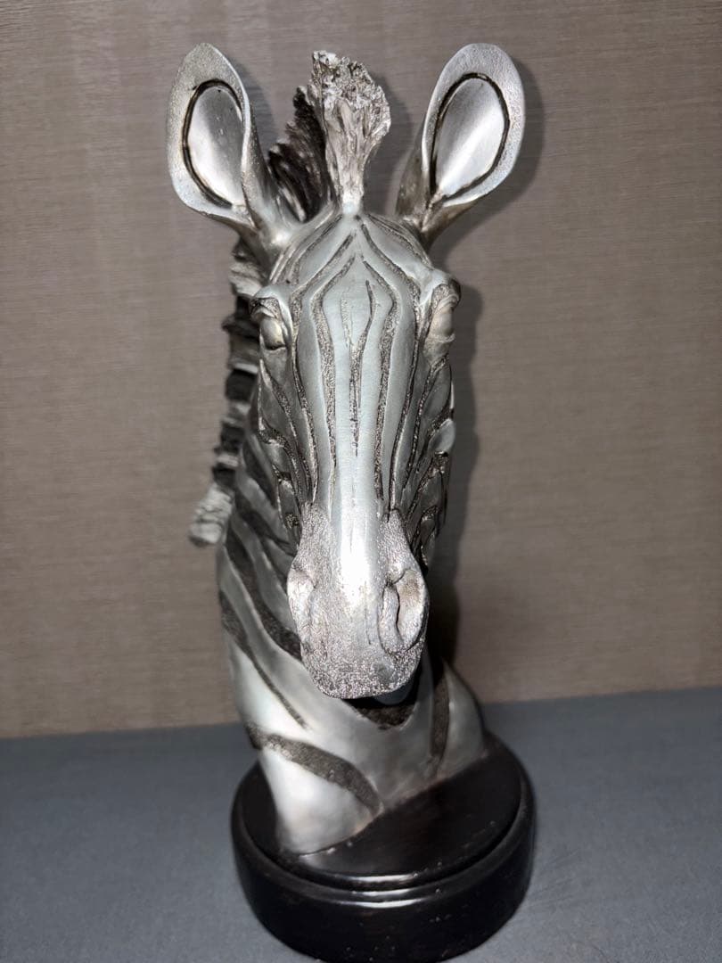 (希少)ゼブラ シマウマ オブジェ アンティーク 雑貨 店舗 インテリア