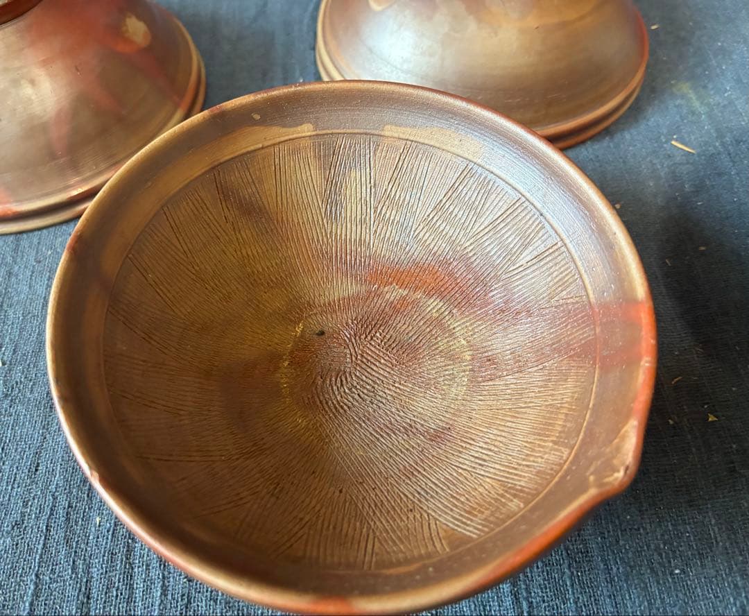 天保備前五客　摺鉢型片口　小鉢　向付　江戸時代後期