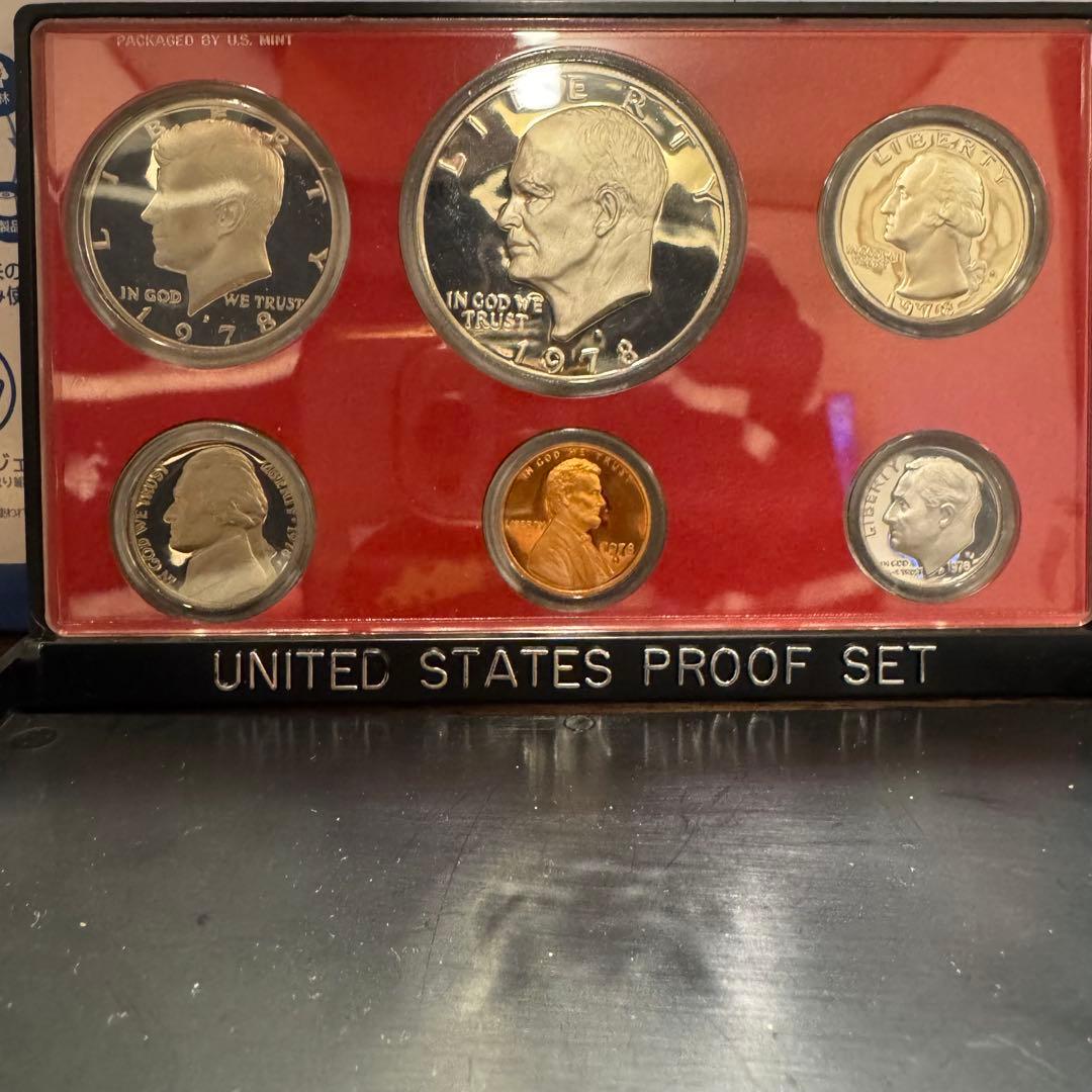 1978年 アメリカ プルーフセット 記念硬貨 6枚セット 米国造幣局製