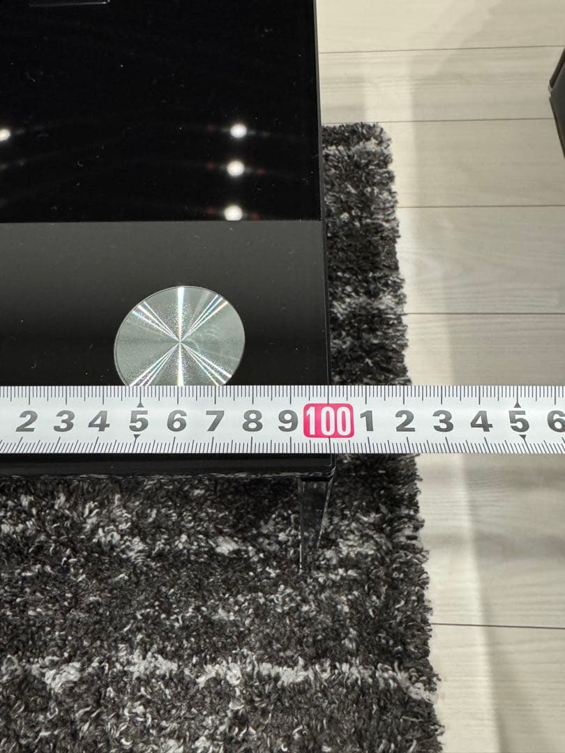 【期間限定価格！！】ローテーブル デスク ガラス ブラック【廃盤】