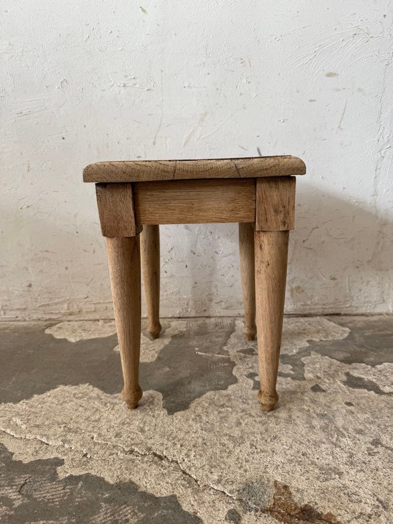 ビンテージ スツール　サイドテーブル 剥離　no1
