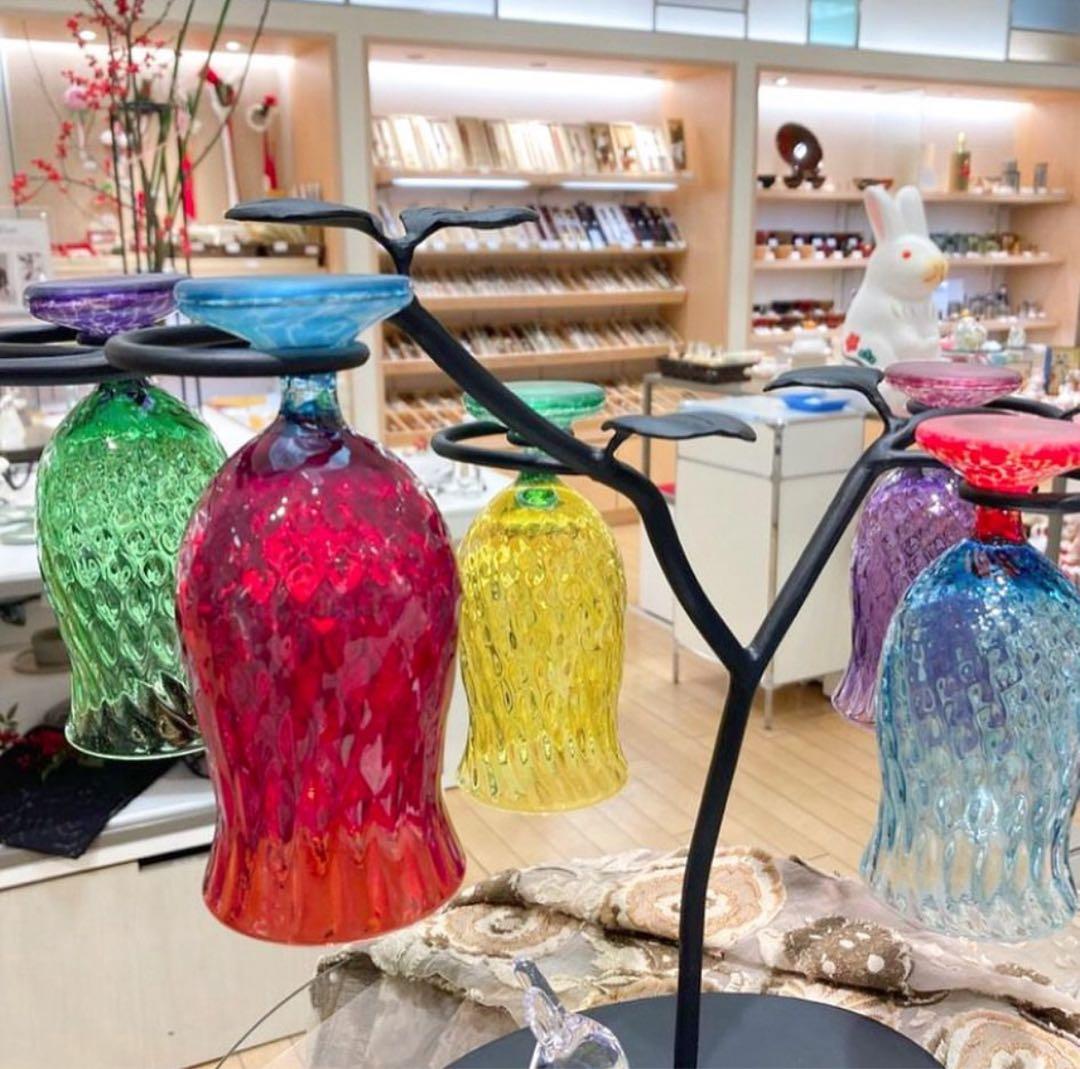 ★新品未使用　TSUNE 田中恒子さん　ガラス工芸　グラス　うつわ　バラ売り歓迎