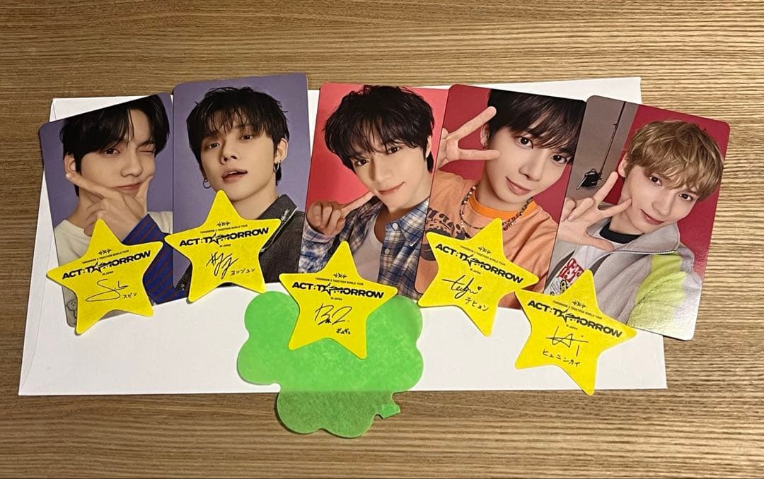 TXT FC 会報誌 アンケート 2025 特典 トレカ コンプ 5枚