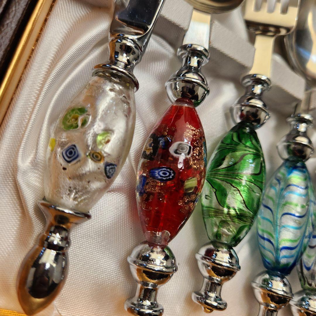 １１本セット　新品　クリスマス　キラキラ　ぷっくり イタリアベネチアンガラス調