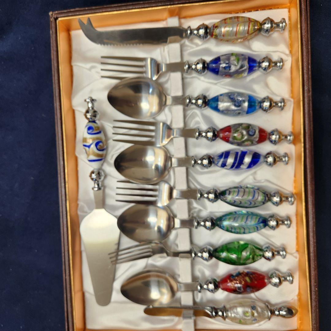 １１本セット　新品　クリスマス　キラキラ　ぷっくり イタリアベネチアンガラス調