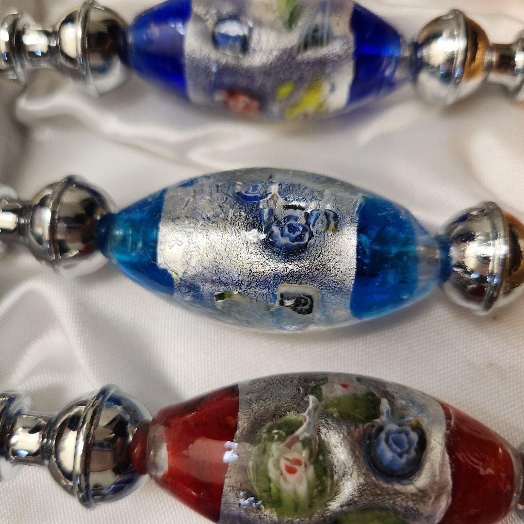 １１本セット　新品　クリスマス　キラキラ　ぷっくり イタリアベネチアンガラス調