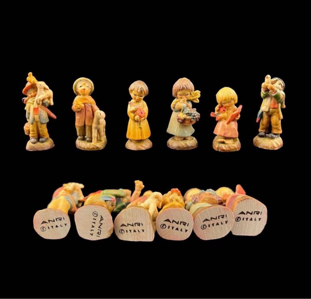 レア☆高級リュージュオルゴール アンリ人形 ホアン フェランディス 6体