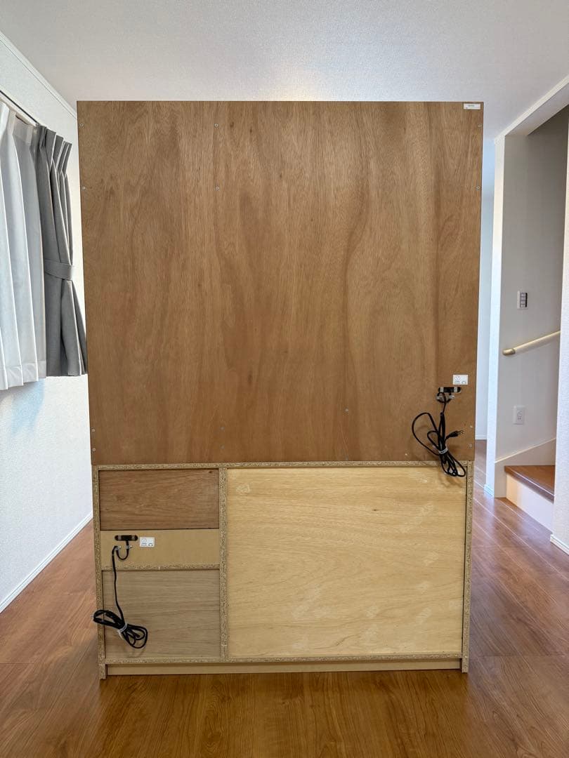 ウニコ DIX(ディクス) キッチンボード W1200 炊飯器台付き 食器棚