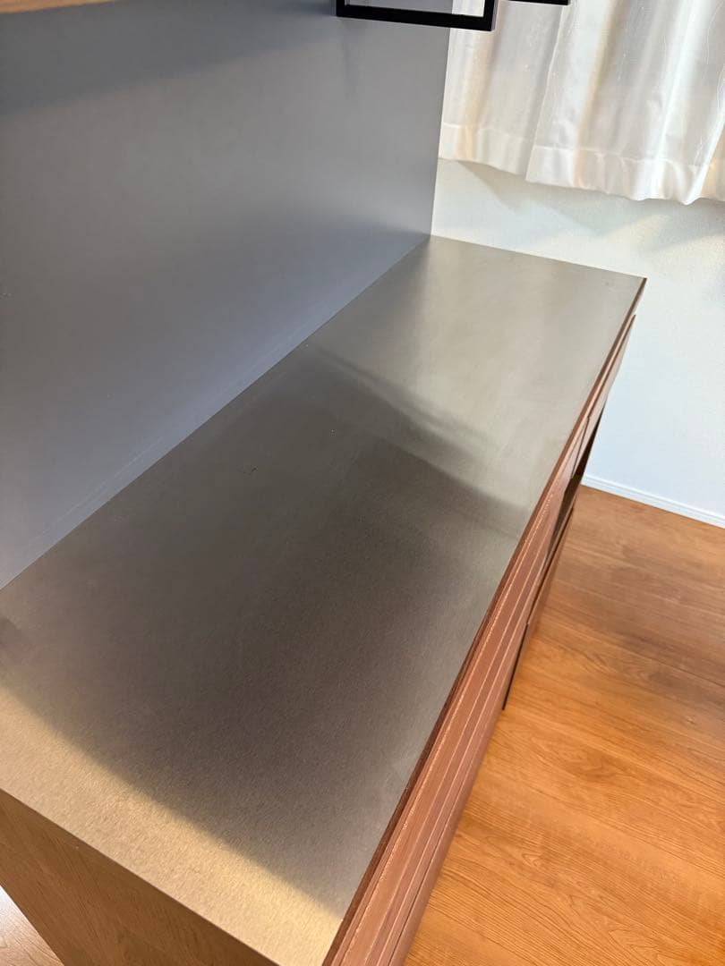 ウニコ DIX(ディクス) キッチンボード W1200 炊飯器台付き 食器棚